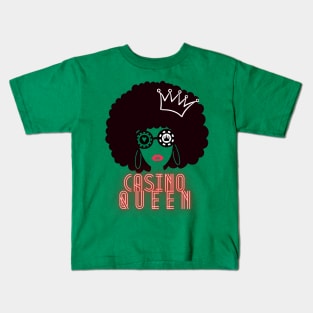 The Casino Queen has arrived, and fortune is on her side! Kids T-Shirt